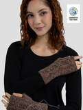 Autumn Alpaca Fingerless Gloves