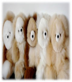 Alpaca Fiber Teddy Bears 12in.