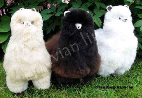 Standing Alpaca 9"
