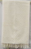 Handwoven alpaca baby blanket