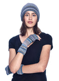 Alpaca Fingerless Gloves- Mosaic
