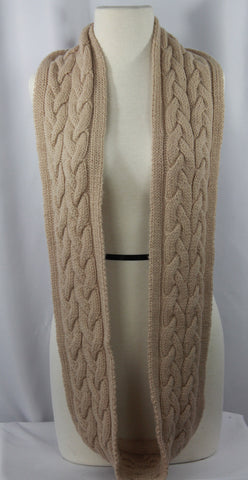Infinity Alpaca Scarf- Beige