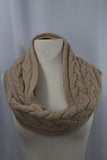 Infinity Alpaca Scarf- Beige