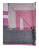 Alpaca Reversible Throw - Sangria
