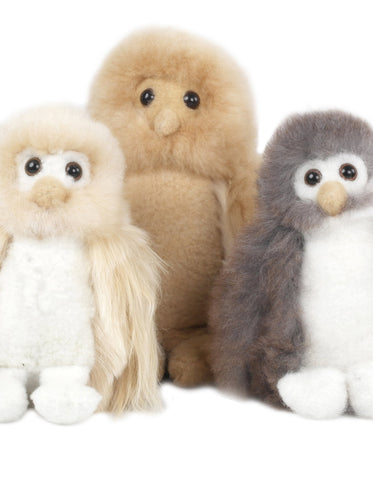Alpaca Stuffed Owl