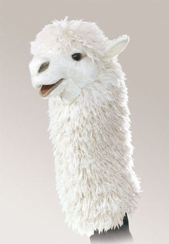 Folkmanis Alpaca Head Stage Puppet