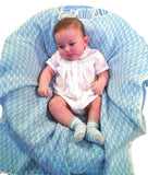 Handwoven alpaca baby blanket