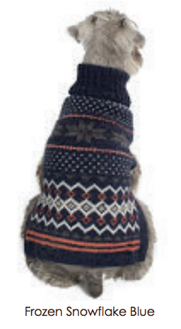Frozen Snowflake Dog Sweater