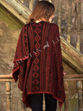 Garnet Gem Alpaca Ruana