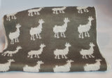 Soft Knit Llama Infinity Loop Scarf