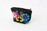 Handmade Wool Flower Change Purses