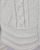 Alpaca Brushed Cable Knit Cardigan